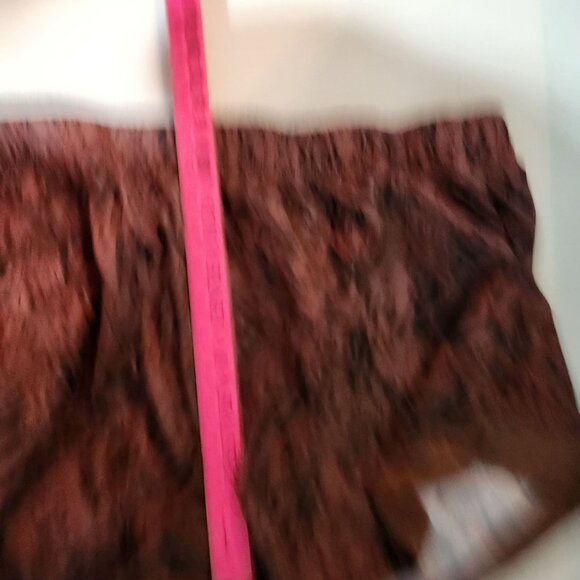 Athletic Works Womens Abstract Print Running Shorts Size Large Brown Black - Picture 10 of 14